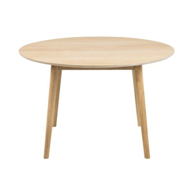 Hellin - Table ronde en bois clair L120 - nogana - bois clair