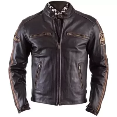 HELSTONS  ACE Oldies Veste De Moto En Cuir Marron S 