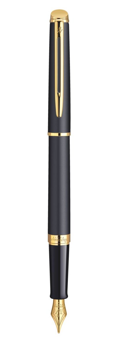 WATERMAN HEMISPHERE: stylo Plume Noir Mat GT, Plume Taille Moyenne
