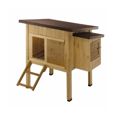 FERPLAST HEN HOUSE 10 Poulailler en bois 124 x 98 x 110 cm