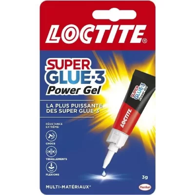 LOCTITE Henkel Colle extra-forte  Super Glue 3 Ultra Gel - Tube 3g