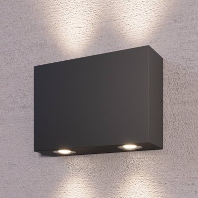 LUCANDE Henor Applique Murale d'Ext&eacute;rieur Graphite - 