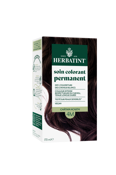 HERBATINT  Soin Colorant Permanent 4M Chatain Acajou 170ml