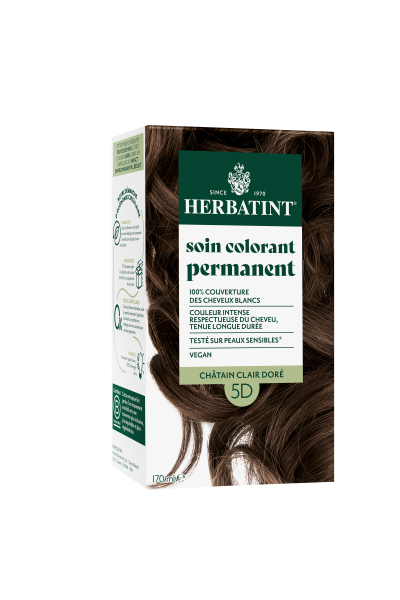 HERBATINT  Soin Colorant Permanent 5D Chatain Clair Dore 170ml