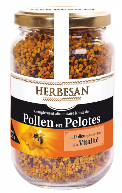 HERBESAN  Pollen en Pelotes pot de 225g