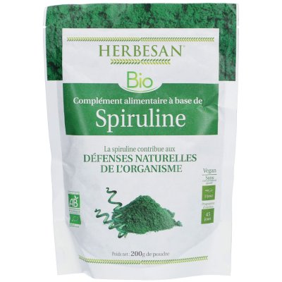 HERBESAN  Spiruline Bio Pdr 200G