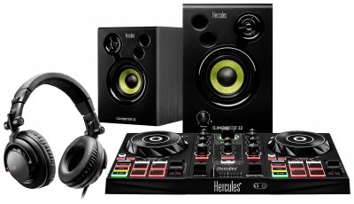 HERCULES  DJLearning Kit MK2 pack d&eacute;butant pour DJ