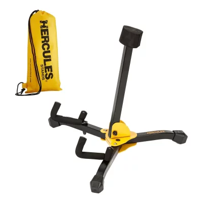 HERCULES STANDS Hercules Gs402bb - Support Guitare Avec Housse - Noir Et Jaune