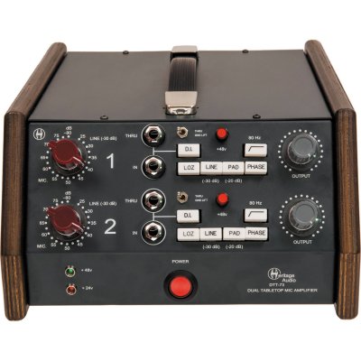 HERITAGE AUDIO  Dual TableTop 73 pr&eacute;ampli micro 2 canaux