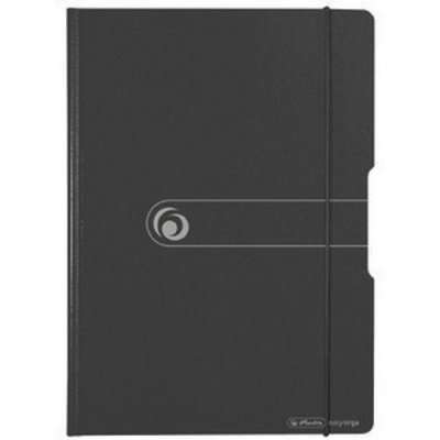 MANUTAN Herlitz 11217221 bloc-notes Noir, Porte-documents