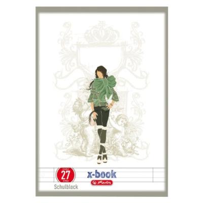 GENERIQUE Herlitz 1x Bloc Scolaire Format A4 Lin&eacute;ature 27 + 2 Marges 50 F 70g