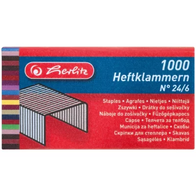 GENERIQUE Herlitz 8760514 Lot de 1000 Agrafes M&eacute;tallique