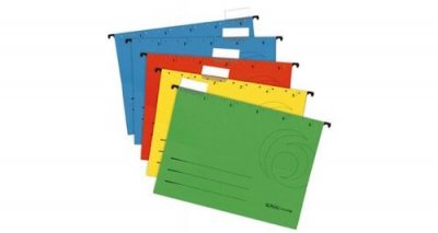 HERLITZ  A4 Dossier de suspension - Buff (5 unit&eacute;s)