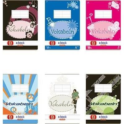 GENERIQUE Herlitz Cahier de vocabulaire x.book, A5, 2 colonnes, - Lot de 12