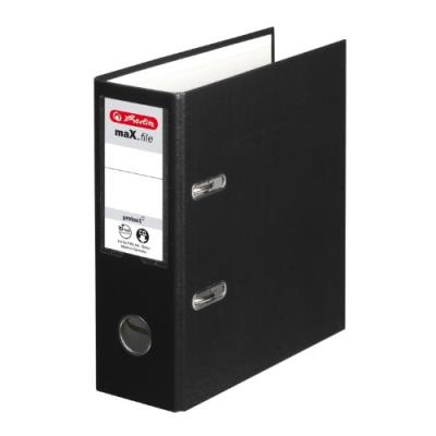HERLITZ  Classeur Pp Max.File Protect, A5 A La Francaise,Noir
