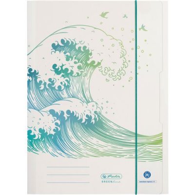 HERLITZ  GREENline classeur &agrave; anneaux A4 Blanc, Dossier