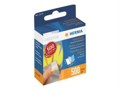 HERMA  1070 - Various Office Accessory - 12x17 mm - Blanc - 500e (1070)