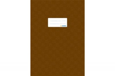 HERMA  1x Prot&egrave;ge-Cahiers, Format A4, En Pp, Couverture Marron,