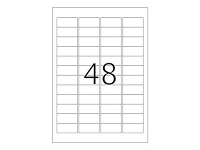 HERMA  4097 &Eacute;tiquettes en plastique 45,7 x 21,2 A4 LaserCopy 1200 pi&egrave;ces Argent&eacute;