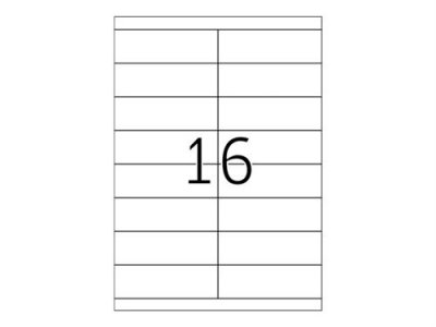 HERMA  4264 &Eacute;tiquettes 105 x 33,8 Premium A4 1600 pi&egrave;ces Blanc