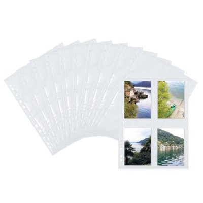 HERMA  7583 - Pochette perfor&eacute;e pour photos (10 pi&egrave;ces)