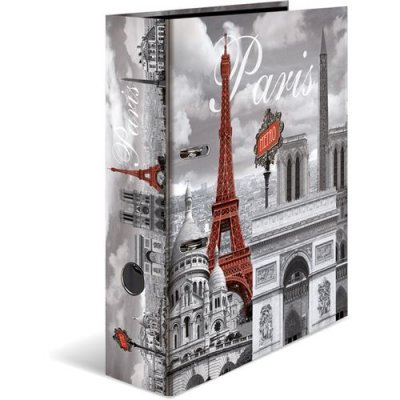 HERMA  Classeur &agrave; levier &agrave; motifs 'Paris', A4, dos: 70 mm