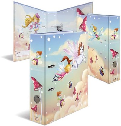 HERMA  Classeur &agrave; levier pour maternelle 'Danse de f&eacute;es', A4 - Lot de 4
