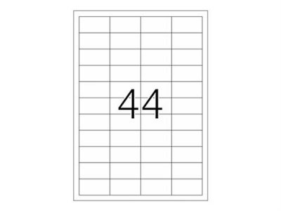 HERMA  etiq. Robustes 48,3x25,4 25f. Din a4 1100 pi&egrave;ces 4690 DFX-163844