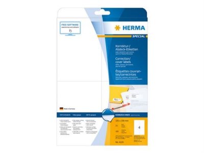 HERMA  Etiquette couvrante/correctrice SPECIAL, 105 x 148 mm - Lot de 2