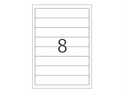 HERMA  Etiquette dos de classeur SPECIAL, 192 x 34 mm, blanc