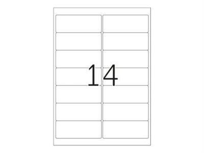 HERMA  &Eacute;tiquette en film SPECIAL, 99,1 x 38,1 mm, transparent