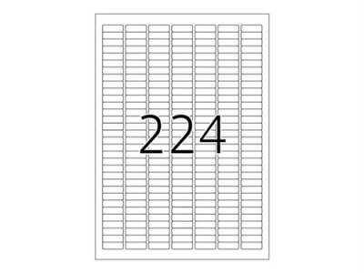 HERMA  Etiquette jet d'encre SPECIAL, 25,4 x 8,5 mm, blanc - Lot de 2