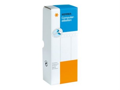 HERMA  Etiquettes d'ordinateur continues, 101,6x35,7mm 1 Rang, 4000