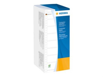HERMA  &Eacute;tiquettes en continu 101.6x48.4 mm, 1 rang&eacute;e, blanches, papier mat, 6000 pcs