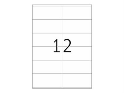 HERMA   etiquette universelle premium, 105 x 48 mm, blanc noir 