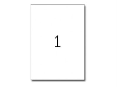 HERMA  Labels 210x297 Mm 10 Sheets Din A4 10 Units Blanc