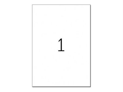 HERMA  Labels 210x297 Mm 25 Sheets Din A4 25 Units Blanc