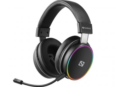 SANDBERG HeroBlaster - Micro-casque - circum-aural - Bluetooth - sans fil - jack 3,5mm