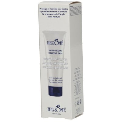 HEROME  Cr&egrave;me peaux sensibles SOINS MAINS ET ONGLES 75 ml