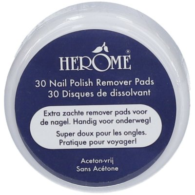 HEROME Her&ocirc;me Disques de Dissolvant sans Acetone, 30 unit&eacute;s