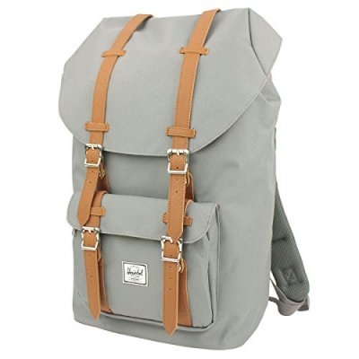 HERSCHEL  Sac &agrave; dos 'Little America' blanc / marron / pierre
