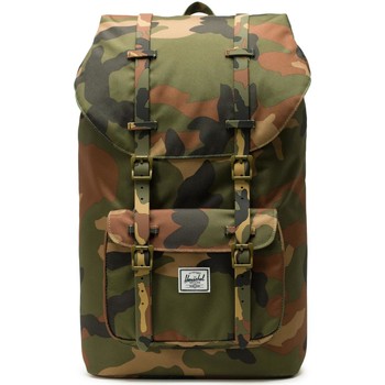 HERSCHEL  Sac &agrave; dos 'Little America' vert / marron / noisette / graphite