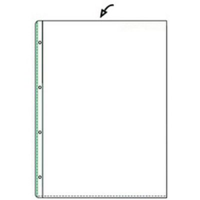 MANUTAN Hetzel 22445490 pack de 100 pochettes a3 portrait grain&eacute;e transparent