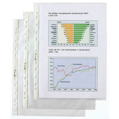 MANUTAN Hetzel 22495190 pack de 10 pochettes a4 transparent