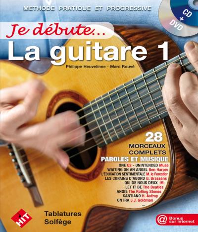 HIT DIFFUSION Heuvelinne P Je Debute La Guitare Cd Et Dvd Nouvelle Version