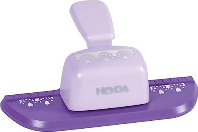 HEYDA   perforeuse &agrave; motif coeur, couleur: lilas 203687482