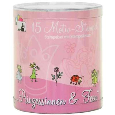 HEYDA  kit de timbres &agrave; motifs princesses & f&eacute;es, bo&icirc;te 20-4888487