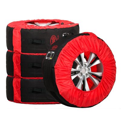 HEYNER  Kit de sac de pneu noir/rouge 735100 Housse de roues