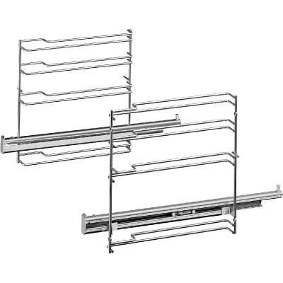BOSCH HEZ638100  Accessoire Rails t&eacute;lescopiques &agrave; 1 niveau, standard