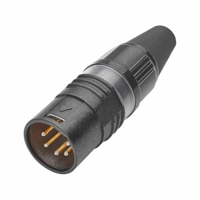 HICON  Fiche XLR 5 broches HI-X5CM-G - Connecteurs XLR 5 pole